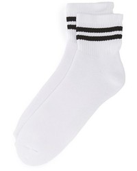 White and Black Socks
