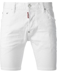 White Denim Shorts