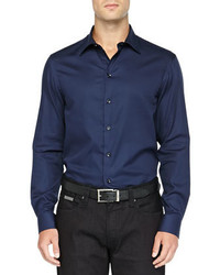 Navy Long Sleeve Shirt