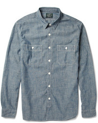 Blue Chambray Long Sleeve Shirt