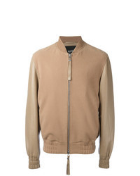 Tan Bomber Jacket