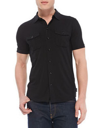 Black Short Sleeve Shirt