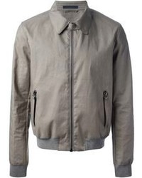 Grey Bomber Jacket