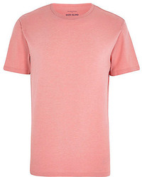Pink Crew-neck T-shirt