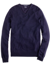 Navy V-neck Sweater