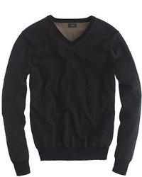 Black V-neck Sweater