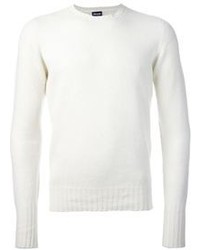 White Crew-neck Sweater