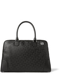 Black Leather Holdall