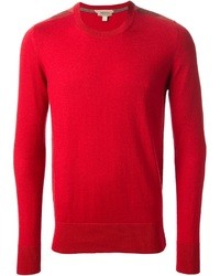 Red Crew-neck Sweater