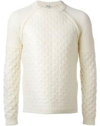White Cable Sweater