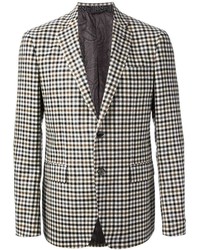Black and White Gingham Blazer