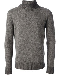 Grey Wool Turtleneck