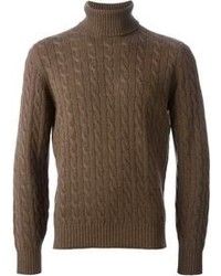 Brown Turtleneck