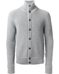 Grey Knit Cardigan