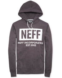 Charcoal Print Hoodie