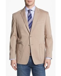 Tan Cotton Blazer