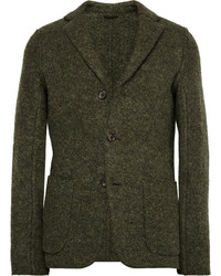 Olive Wool Blazer