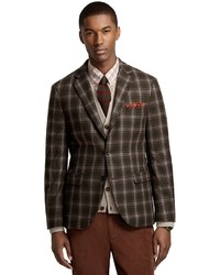 Olive Plaid Blazer