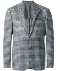 Grey Plaid Blazer