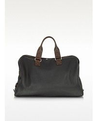 Black Leather Duffle Bag