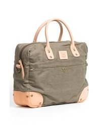 Olive Canvas Duffle Bag