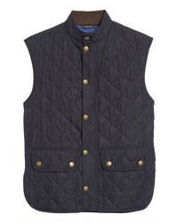 Navy Quilted Gilet