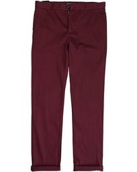 Burgundy Chinos