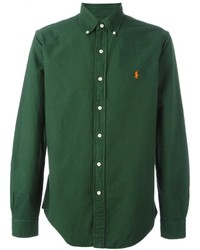 Dark Green Long Sleeve Shirt