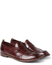Burgundy Leather Loafers