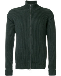 Dark Green Zip Sweater
