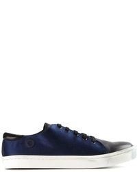 Navy Low Top Sneakers