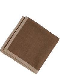 Brown Pocket Square