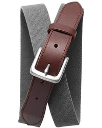 Grey Canvas Belt