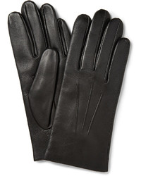 Black Leather Gloves