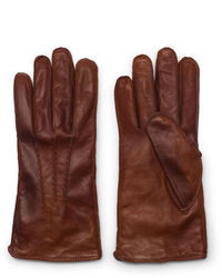 Brown Leather Gloves
