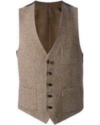 Brown Wool Waistcoat