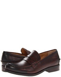 Dark Brown Leather Loafers
