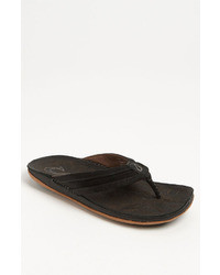 Black Flip Flops