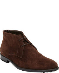 Dark Brown Suede Desert Boots
