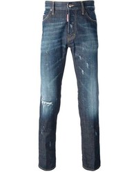 Navy Ripped Jeans