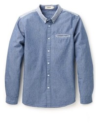 Blue Chambray Dress Shirt