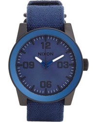 Navy Canvas Watch