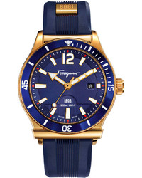 Navy Rubber Watch