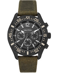 Olive Leather Watch