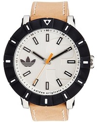 Beige Leather Watch