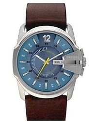 Dark Brown Leather Watch