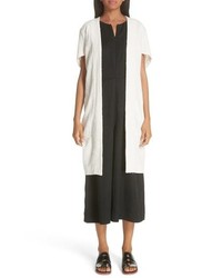 White Sleeveless Coat