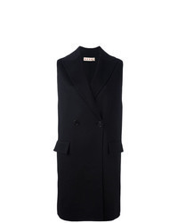 Black Sleeveless Coat
