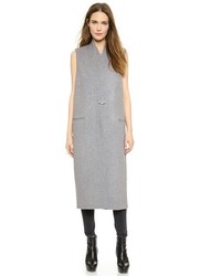 Grey Sleeveless Coat