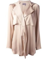 Beige Long Sleeve Blouse